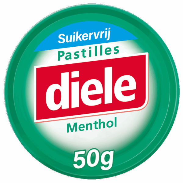 Diele Pastilles Groen Menthol Suikervrij