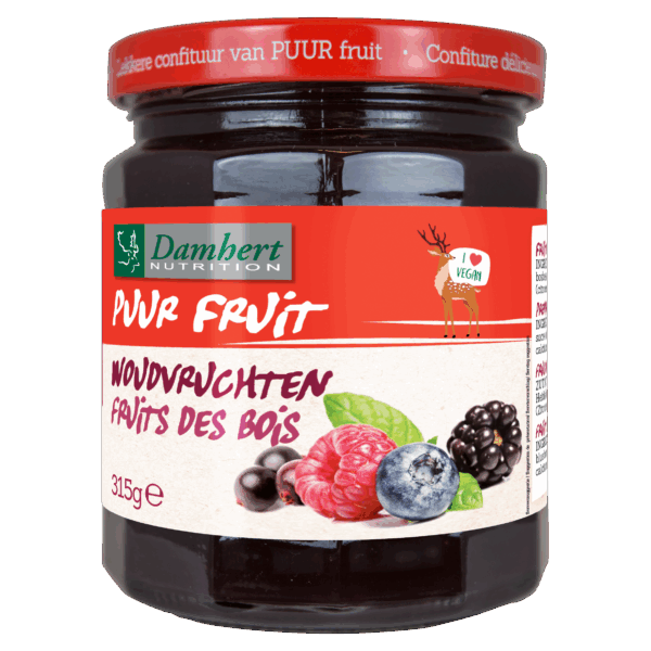 Damhert Puur Fruit Confituur Woudvrucht