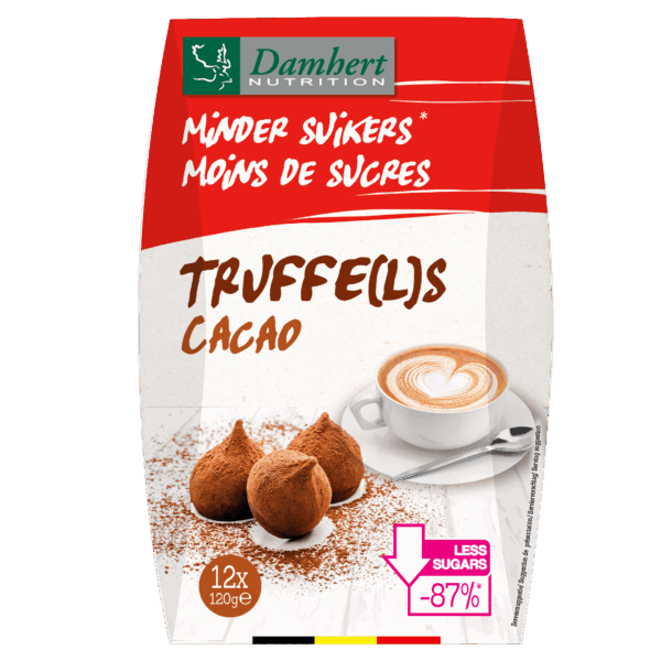 Damhert Minder Suikers Truffels Cacao