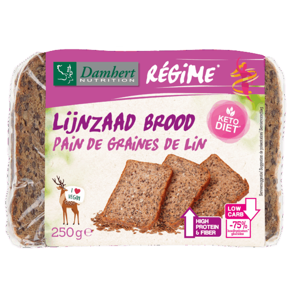 Damhert Low Carb Lijnzaad Brood
