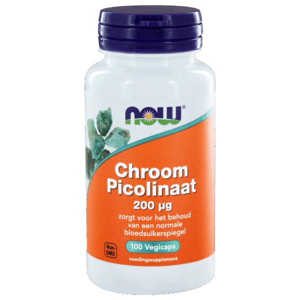 NOW Chromium Picolinaat 200mcg Capsules